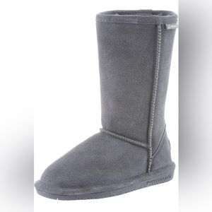 New BEARPAW Womens Charcoal Emma Tall boot 8/9/10 Snow Winter Casual Comfy